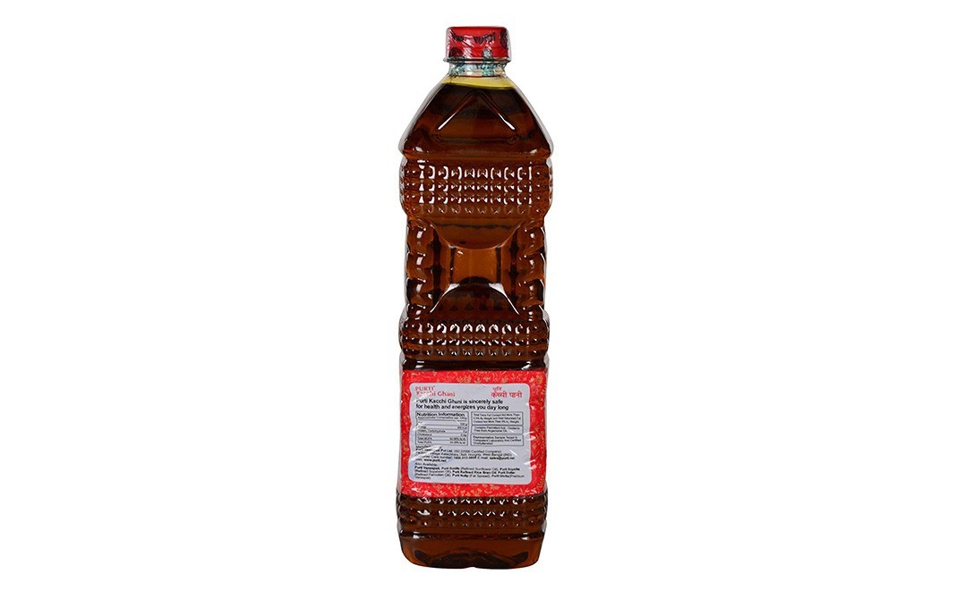 Purti Mustard Oil (Kacchi Ghani)   Plastic Bottle  1 litre